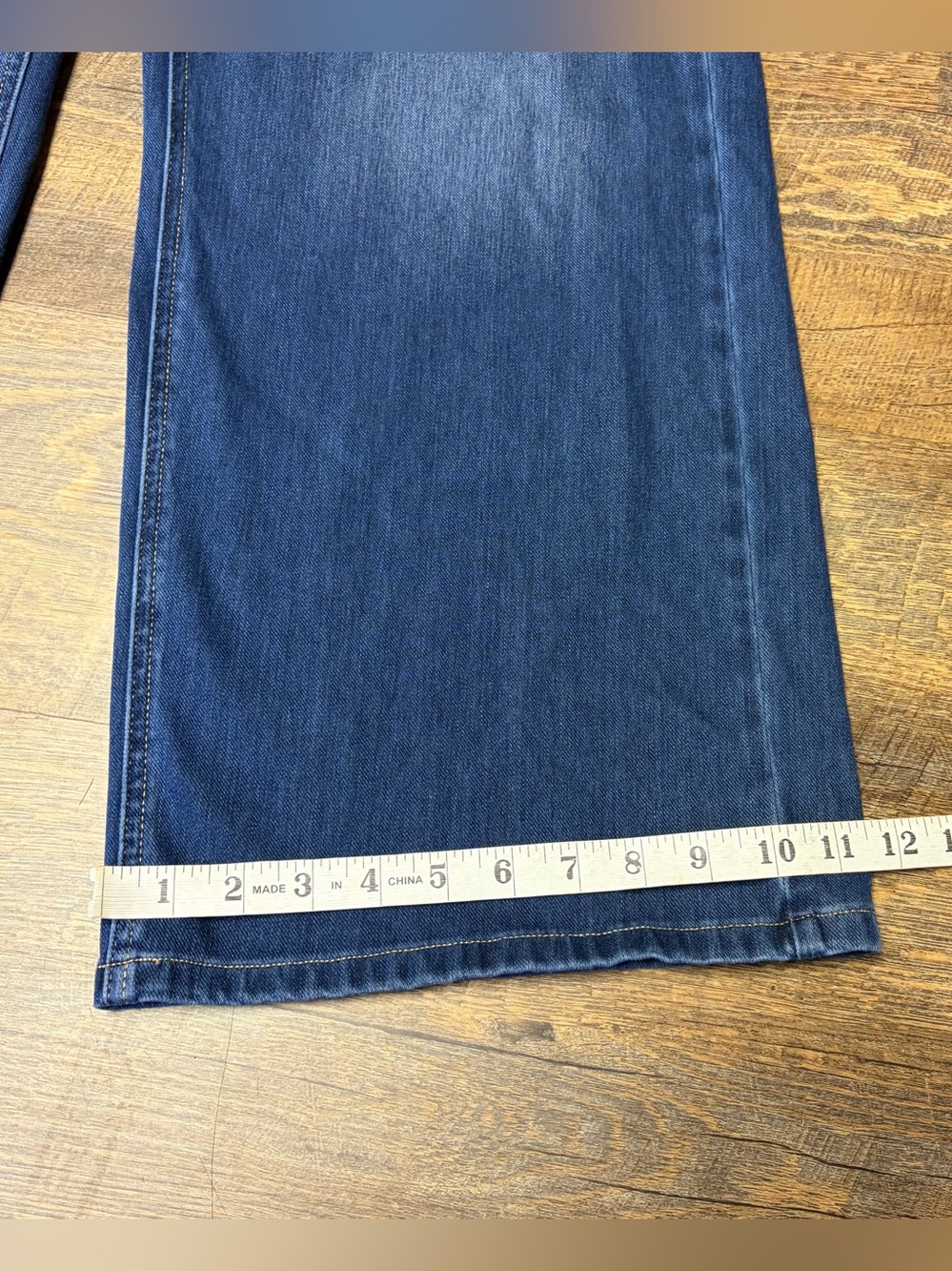 Halara Flex Denim Asymmetric Low Rise Button Zip Wide Leg Jeans Womens Medium - Picture 3 of 11